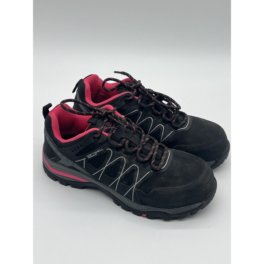Nord Trail NT Athletic Work Shoe Michelle Black Pink Composite Toe Women Sz 7.5